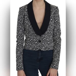 Patrizia Pepe Blue Blazer Single Breasted Long Sleeve M